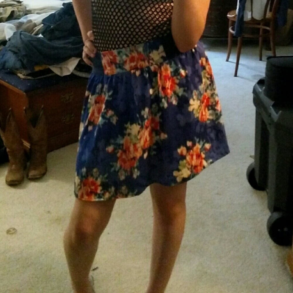 Joe B. Skirt (Skater), Floral, Medium Sized
